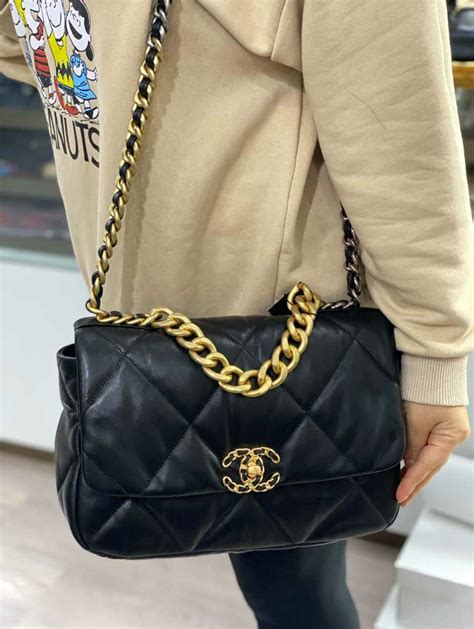 chanel 21 flap bag|chanel 19 flap bag large.